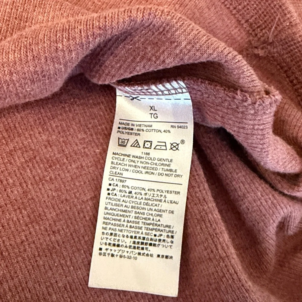 Banana Republic Men's Maroon Knit Top - XL